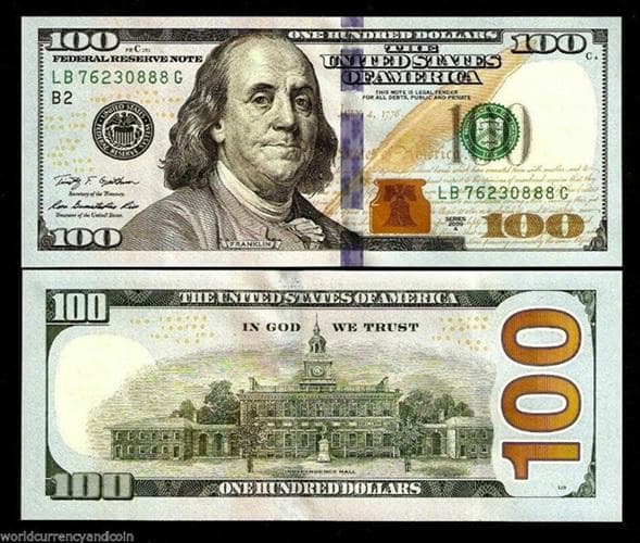 USD 100 Dollar Style Prop Banknotes