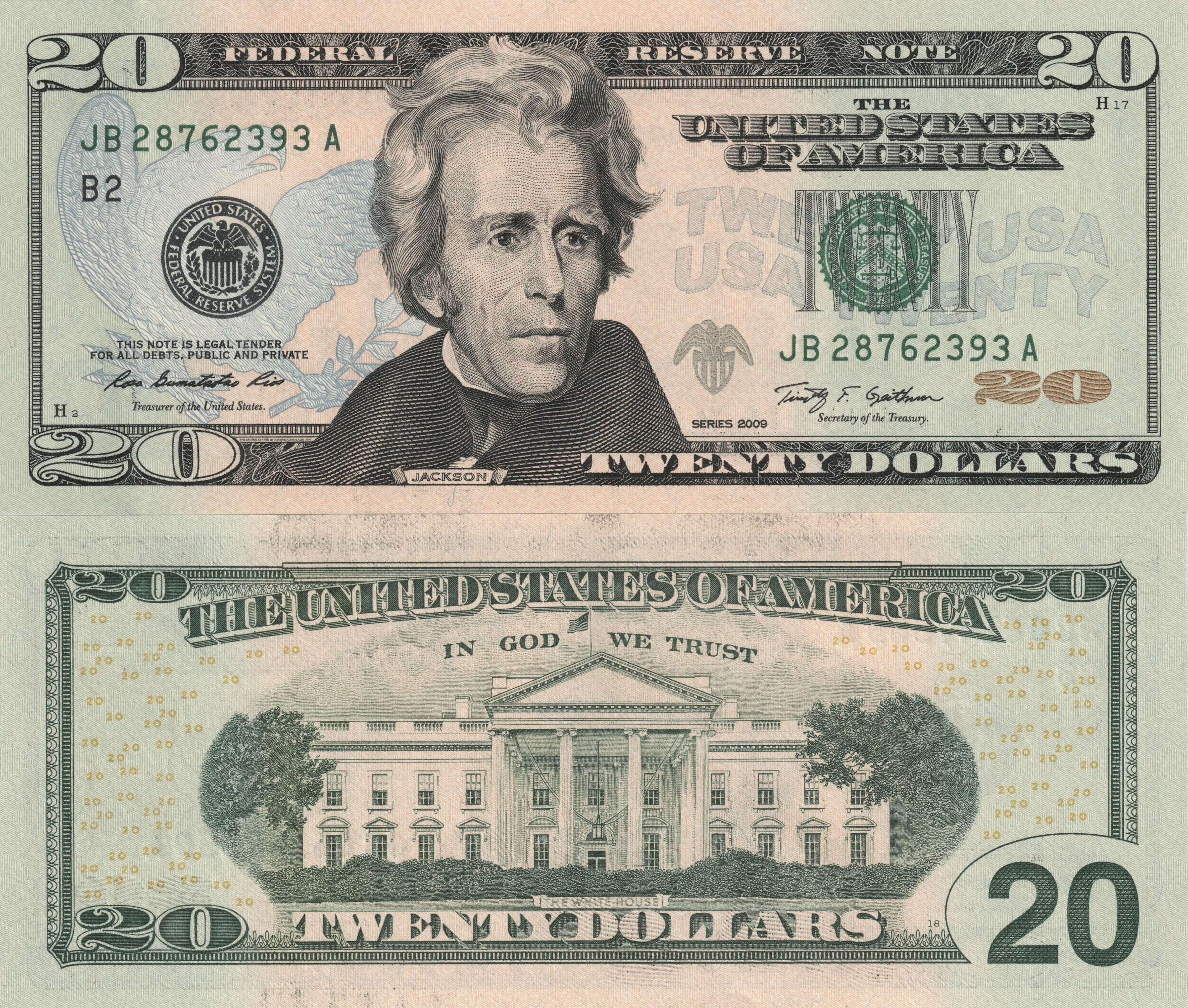 USD 20 Dollar Style Prop Banknotes