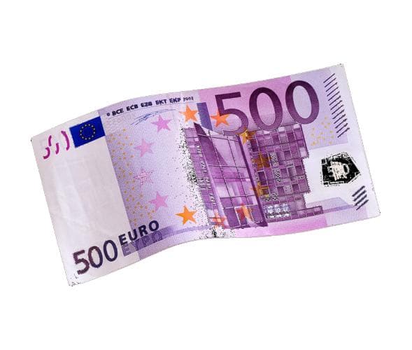 500 Euro Style Prop Banknotes