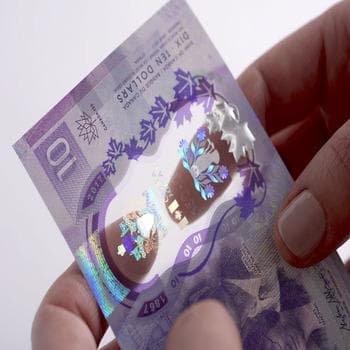 10 CAD Style Prop Banknotes