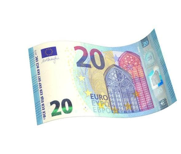 20 Euro Style Prop Banknotes
