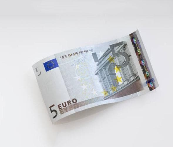 5 Euro Style Prop Banknotes