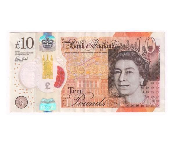 10 GBP Style Prop Banknotes